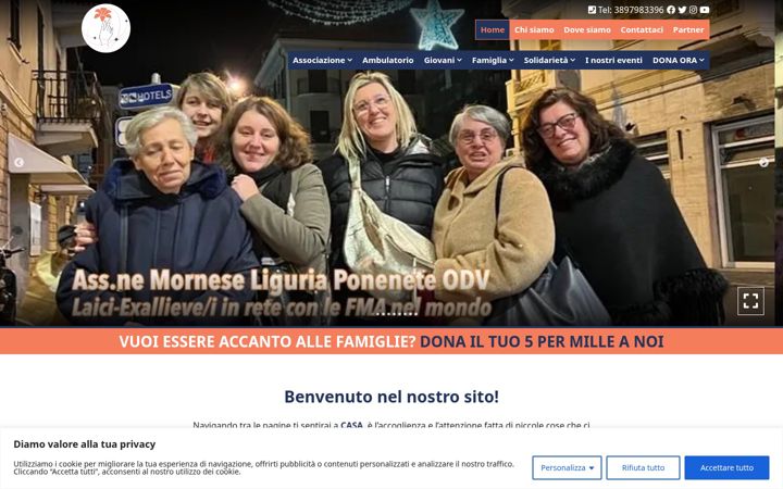 Ekrano kopija amoliguriaponente.it