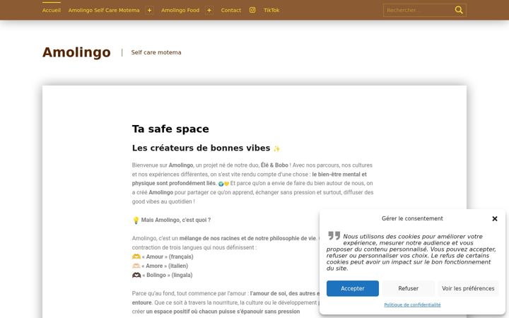 Screenshot of amolingo.com