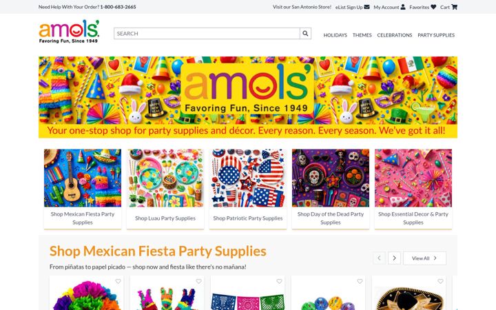 Screenshot of amols.com