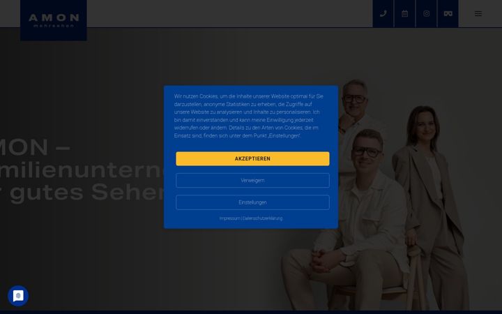 Screenshot of amon-mehrsehen.de