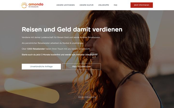 Screenshot of amondo.de