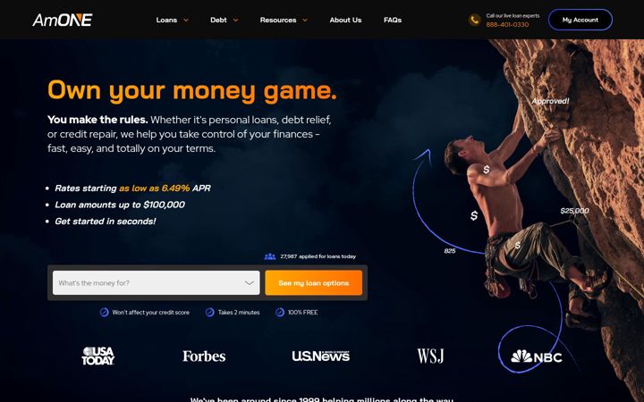 Screenshot of amone.com