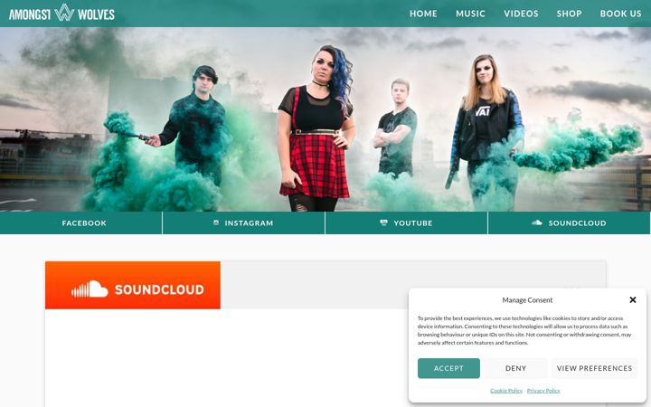 Skærmbillede af amongstwolves.co.uk