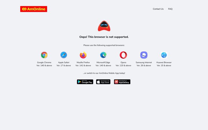 Screenshot of amonline.com.my