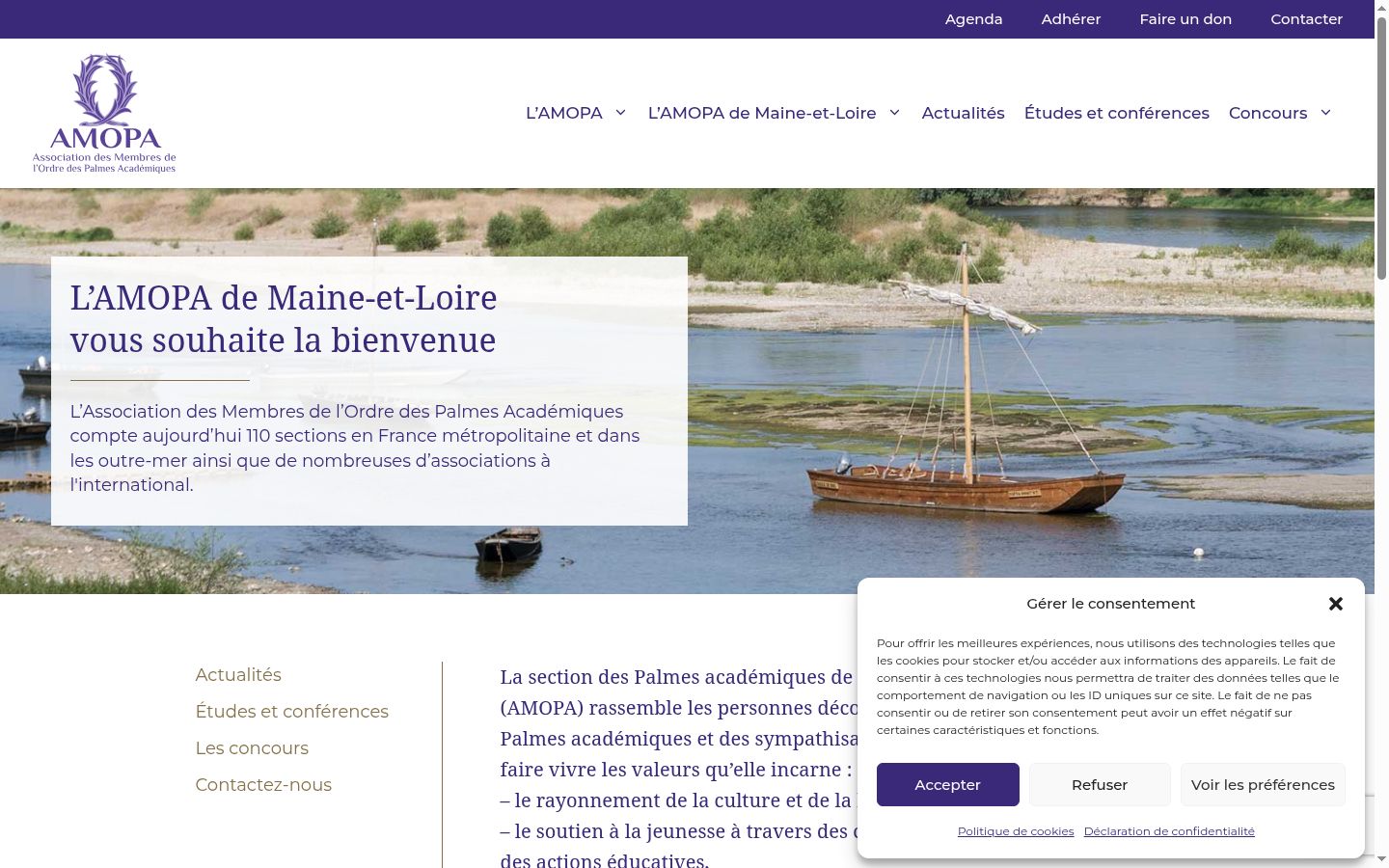 Screenshot tal-banner tal-kunsens muri qabel kwalunkwe interazzjoni