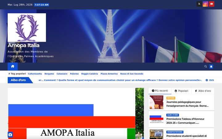 Ekrano kopija amopaitalia.it