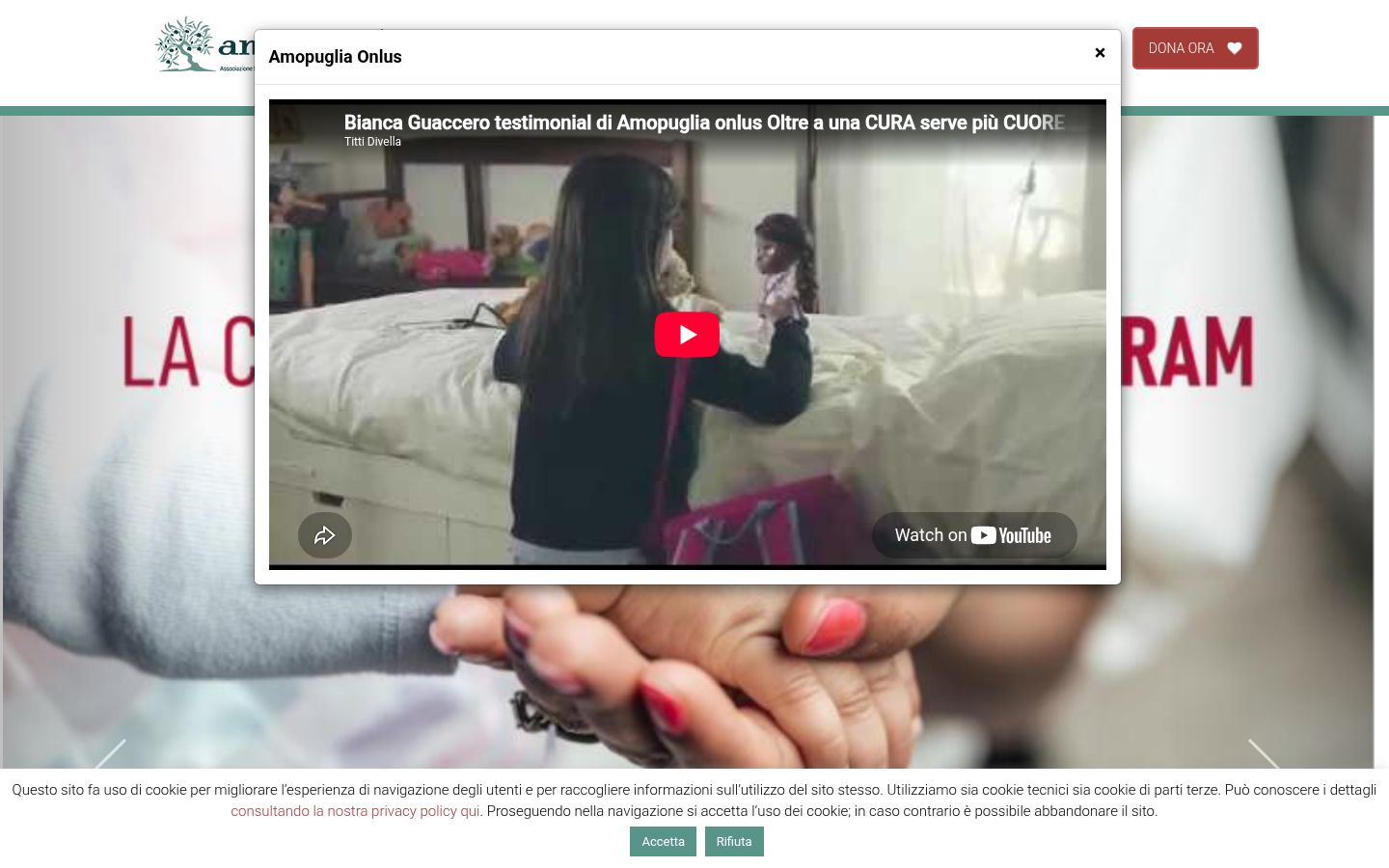 Capture d'écran de la bannière de consentement affichée avant toute interaction