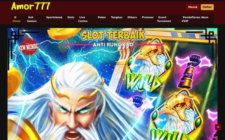 Screenshot of amor777.com