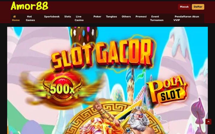 Screenshot ta' amor88slot.com