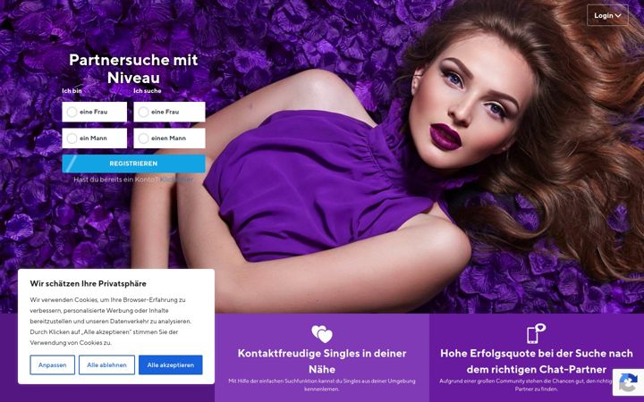 Screenshot of amoradates.de