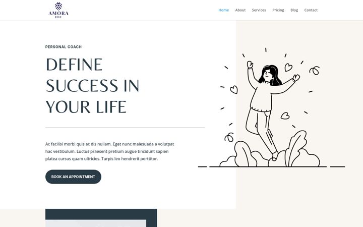 Screenshot of amoraedu.com