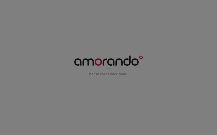 Screenshot of amorando.com