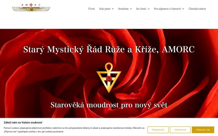 Screenshot of amorc.cz