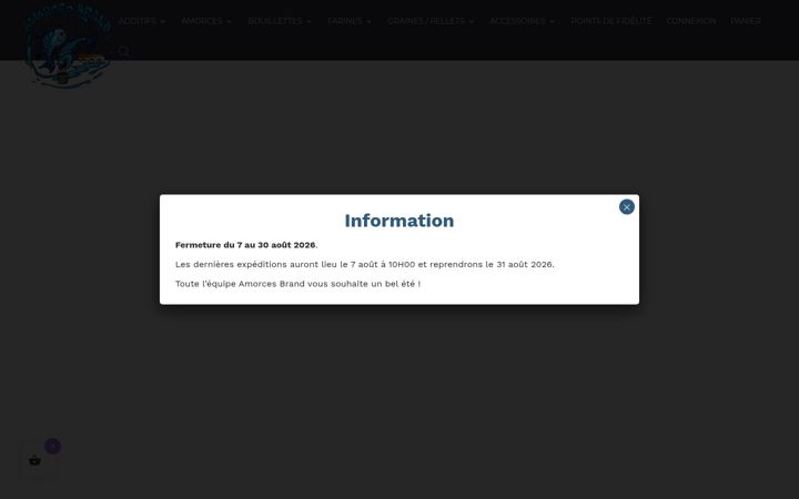 Screenshot of amorces-peche.fr