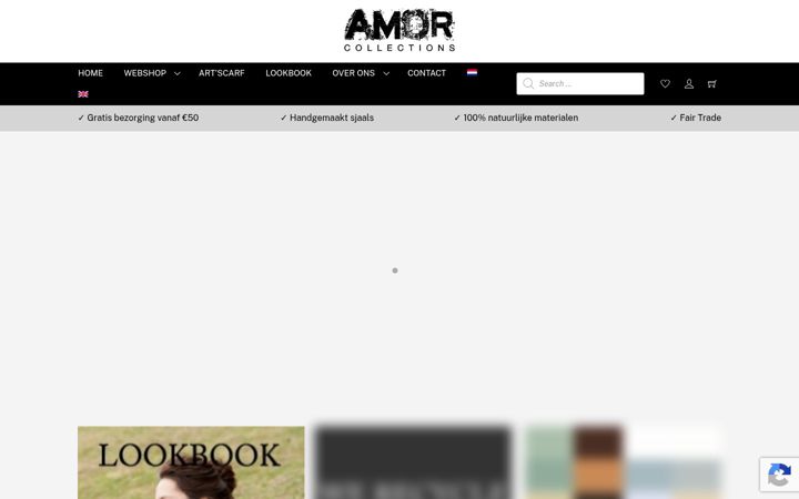 Zrzut ekranu amorcollections.nl