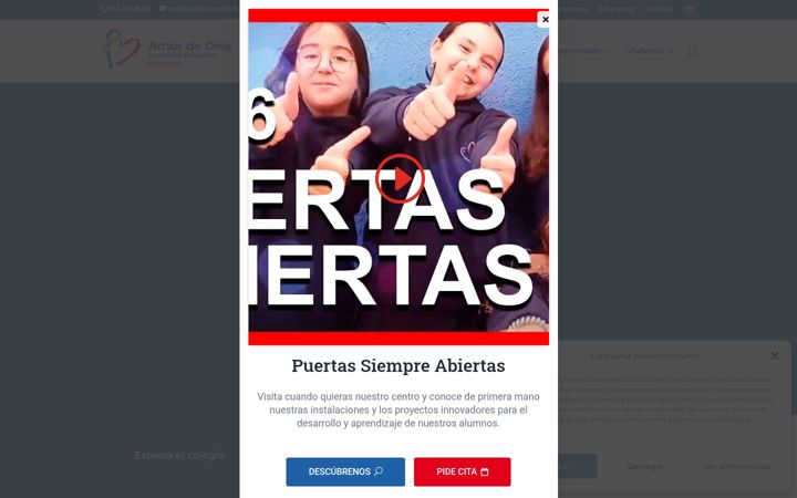 Zrzut ekranu amordediossalamanca.es