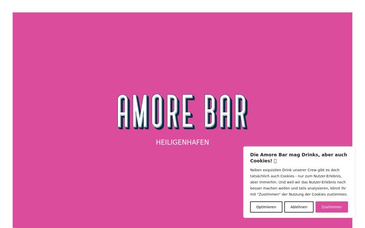 Screenshot of amore-bar.de