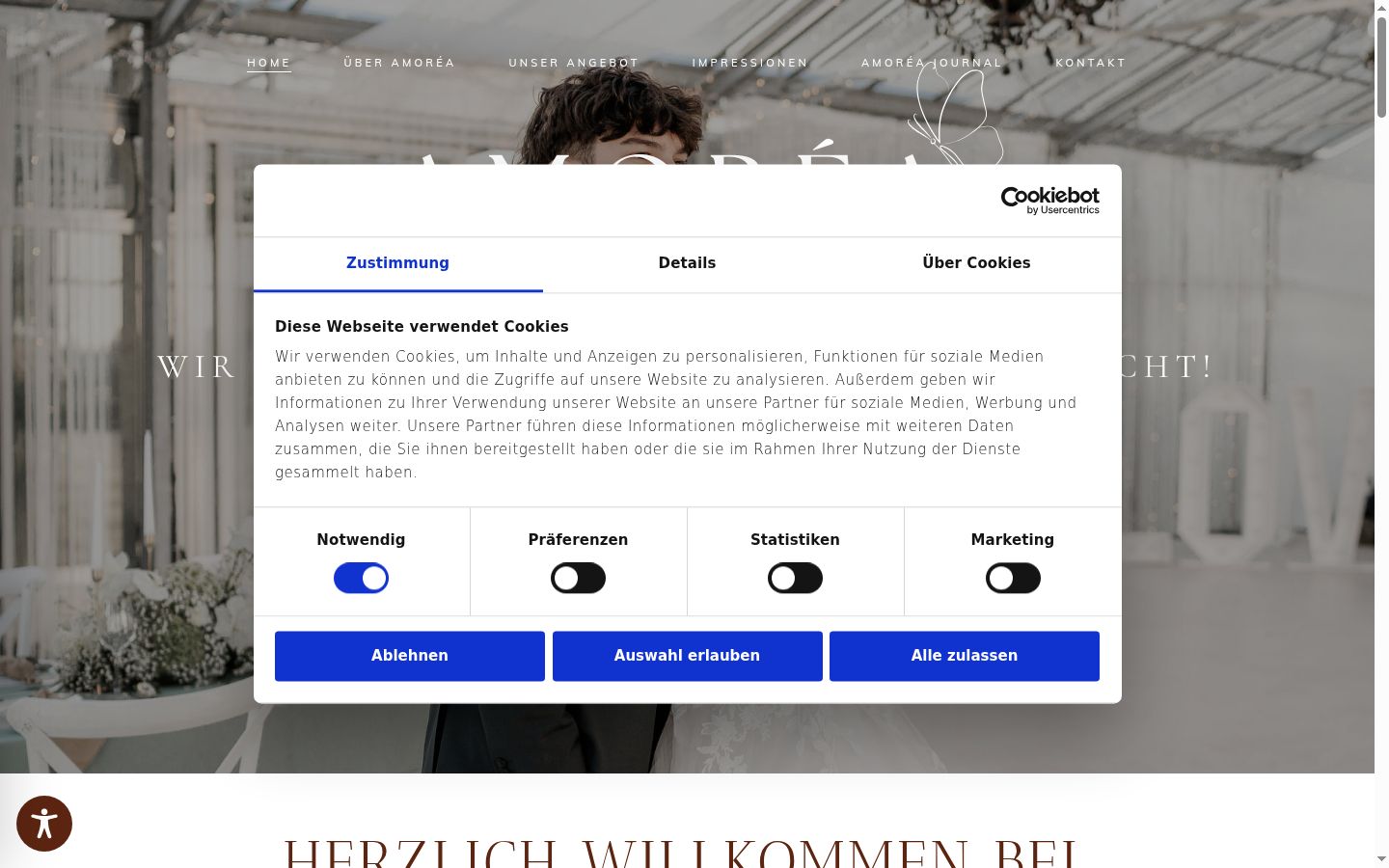 Zrzut ekranu banera zgody wyświetlanego przed jakąkolwiek interakcją