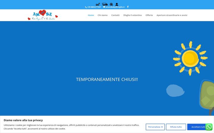Screenshot of amorebaby.it