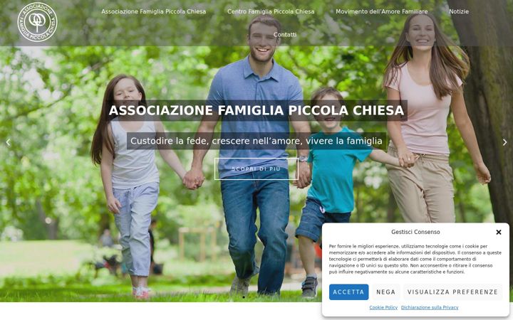 Screenshot of amorefamiliare.it