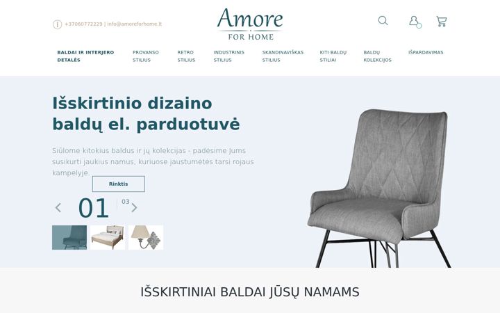 Screenshot stránky amoreforhome.lt