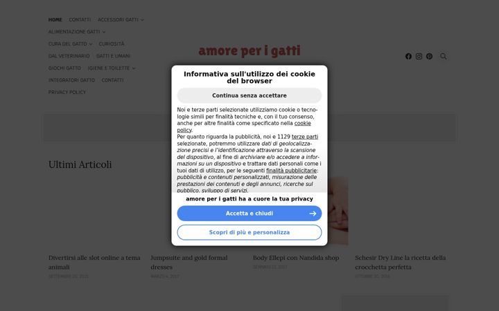 Screenshot of amoregatti.altervista.org