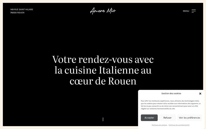 Screenshot of amoremio-rouen.fr
