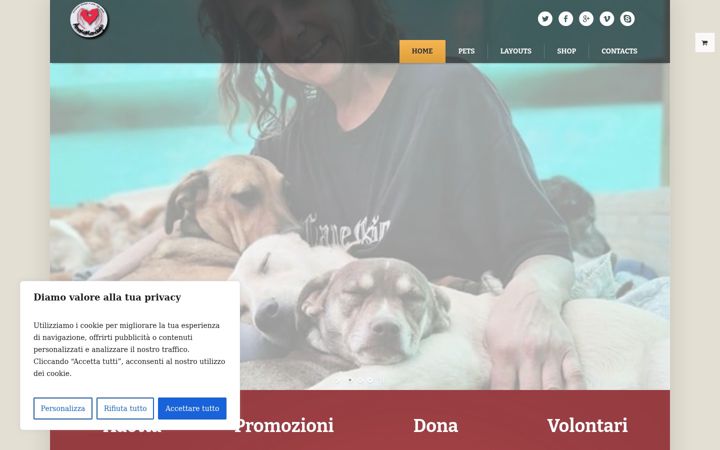 Screenshot of amorerandagio.it