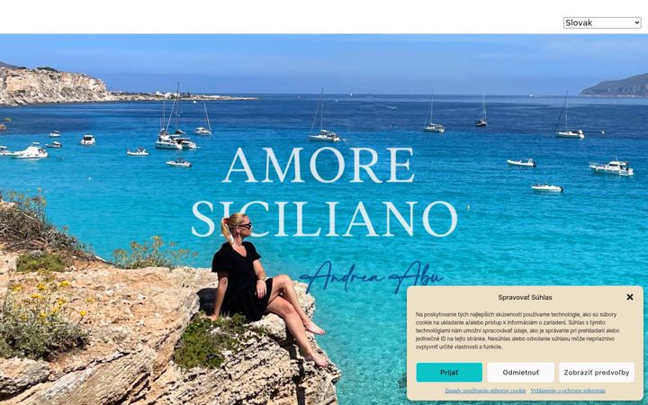 Screenshot of amoresiciliano.sk
