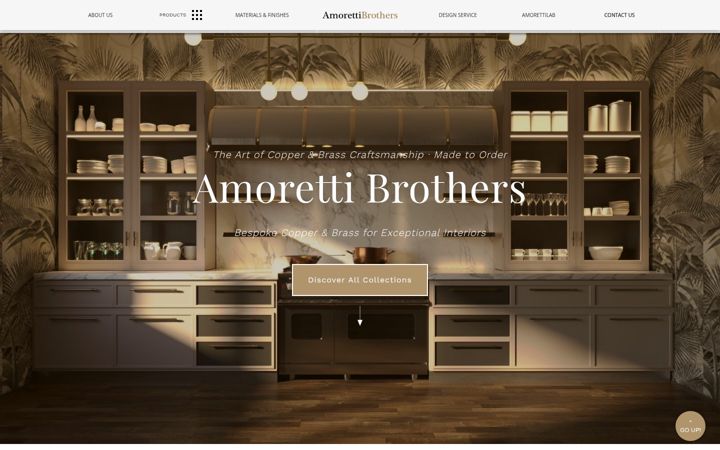 Screenshot of amorettibrothers.com