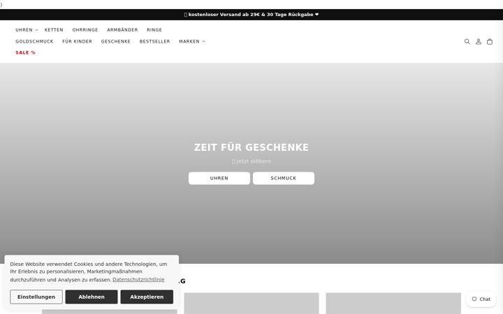 Screenshot of amoretto.de