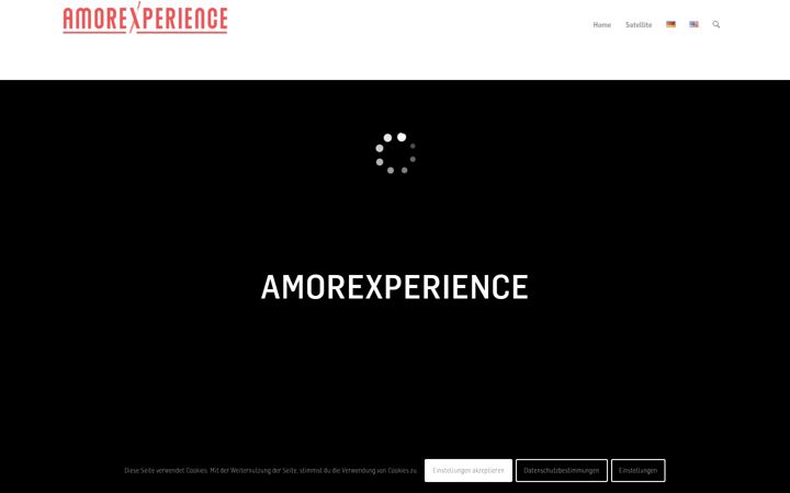 Zrzut ekranu amorexperience.de