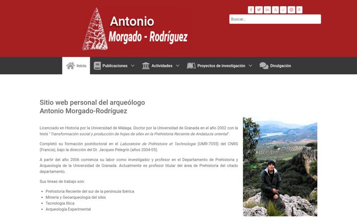 Screenshot of amorgado.es