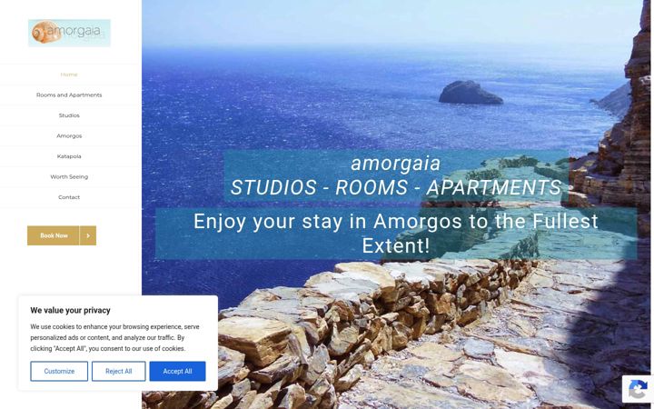Screenshot of amorgaiastudios.gr
