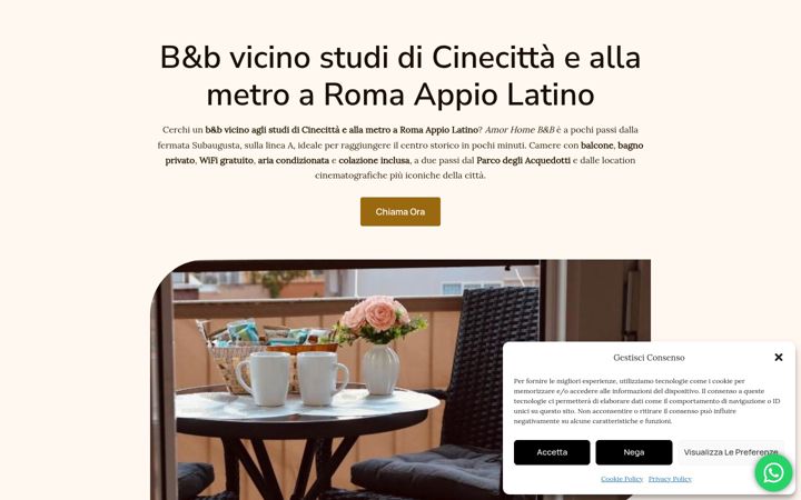 Screenshot of amorhomebeb.it