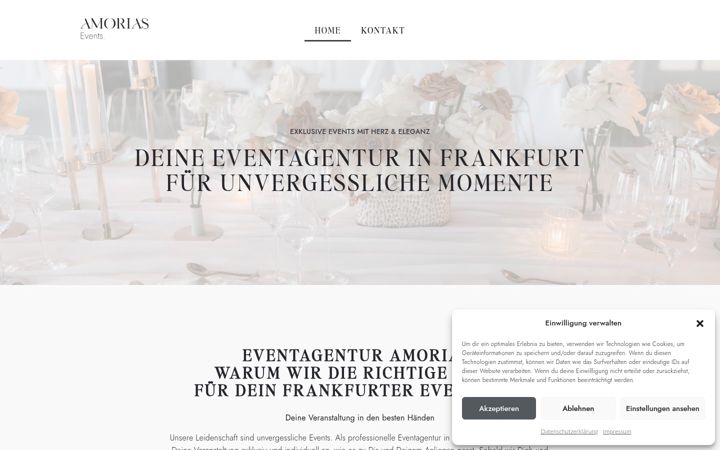 Screenshot of amorias.de