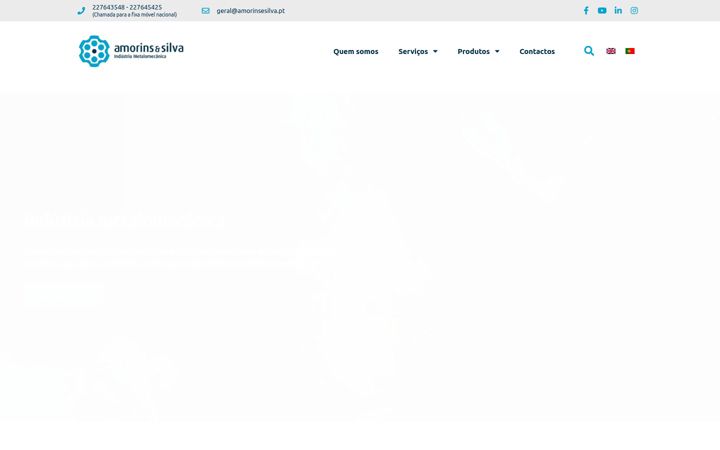 Screenshot of amorinsesilva.pt