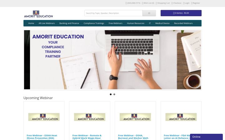 Screenshot of amoriteducation.com