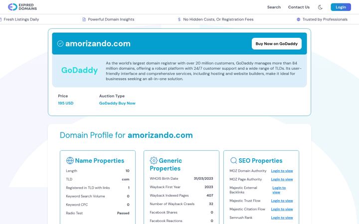 Screenshot of amorizando.com