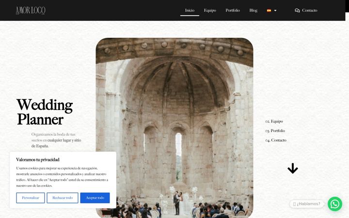 Screenshot of amorloco.es