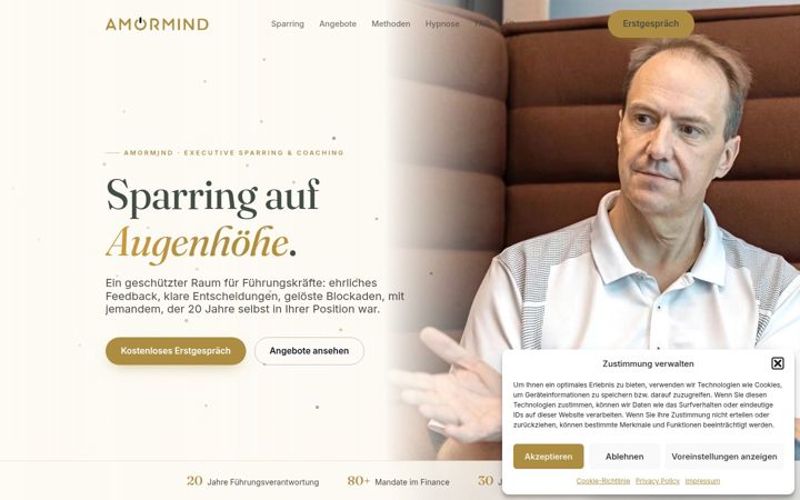 Ekrano kopija amormind.ch
