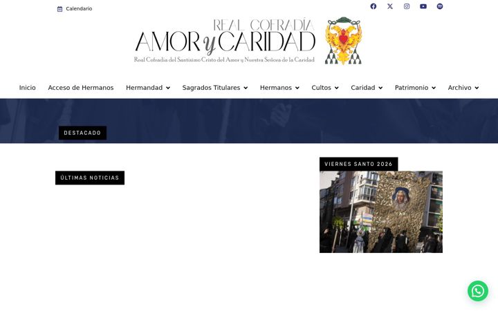 Screenshot of amorycaridad.com