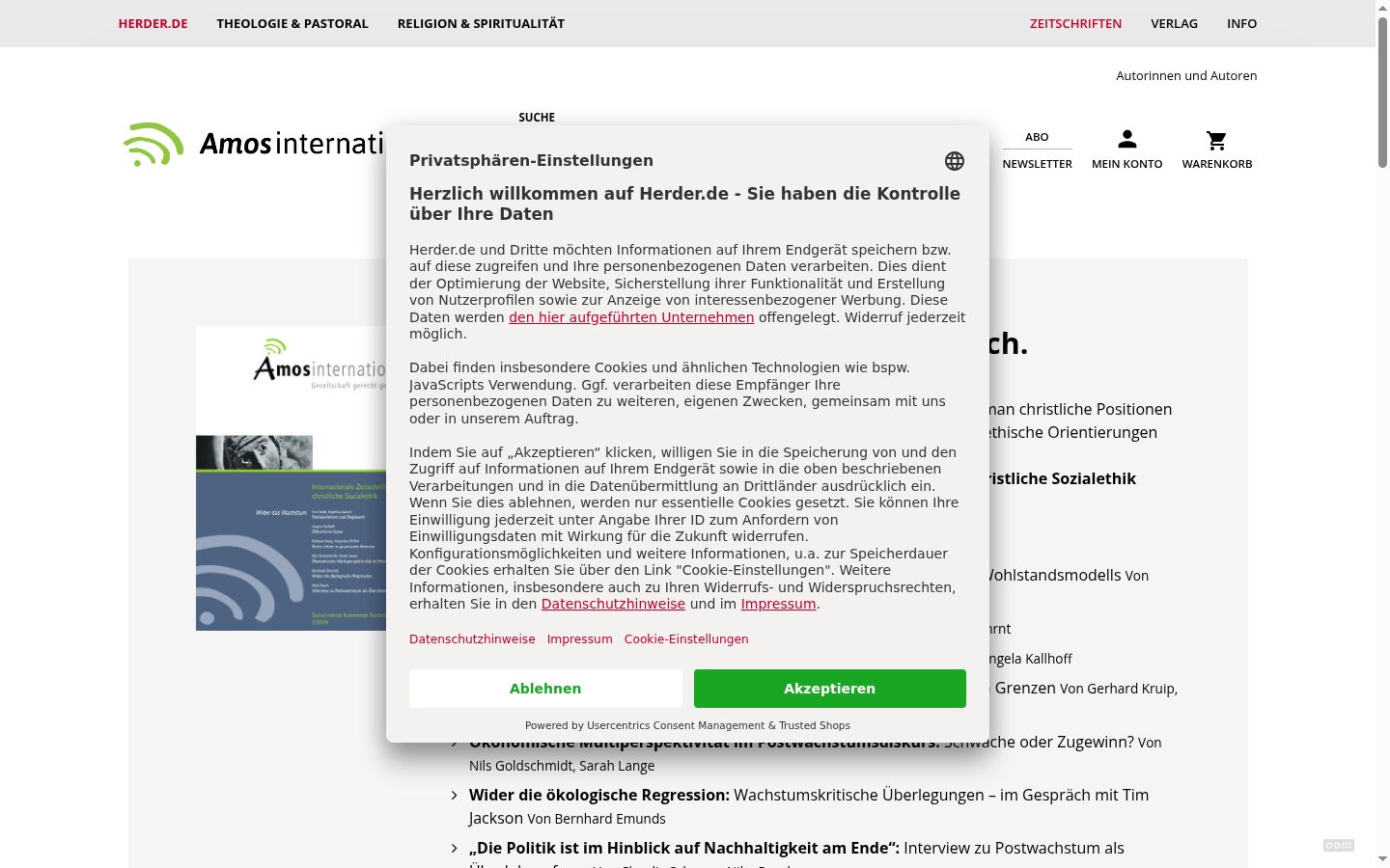 Screenshot tal-banner tal-kunsens muri qabel kwalunkwe interazzjoni