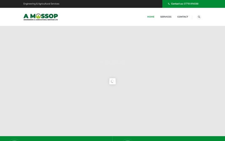 Skærmbillede af amossop-engineering.co.uk
