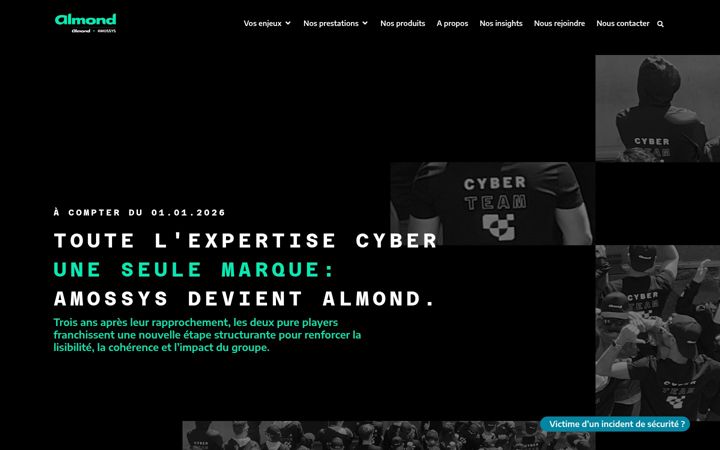 Screenshot of amossys.fr