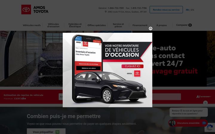 Screenshot of amostoyota.com