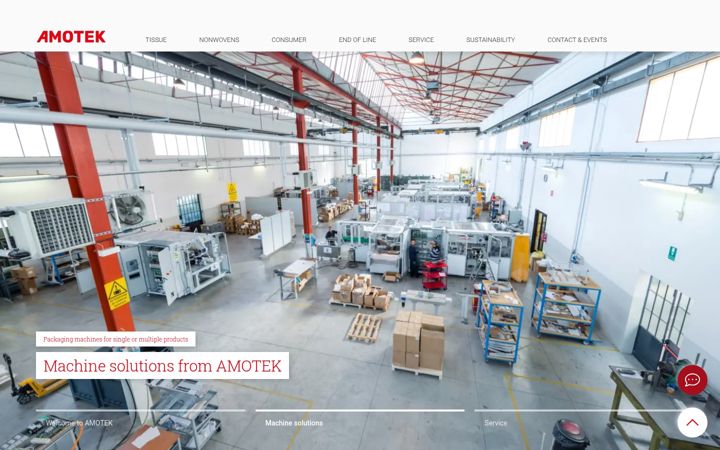 Screenshot of amotek.com