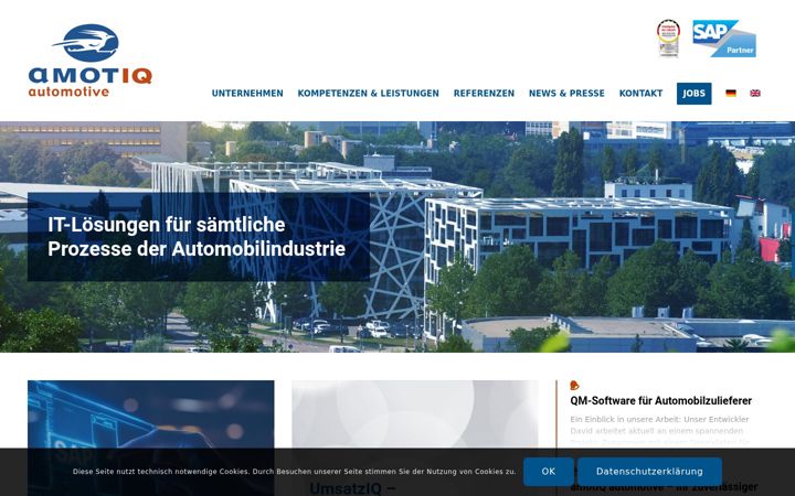Screenshot of amotiq.de