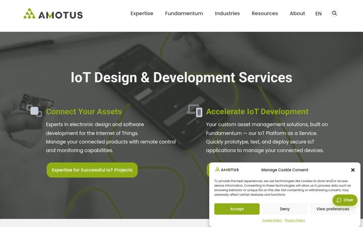 Screenshot of amotus.com