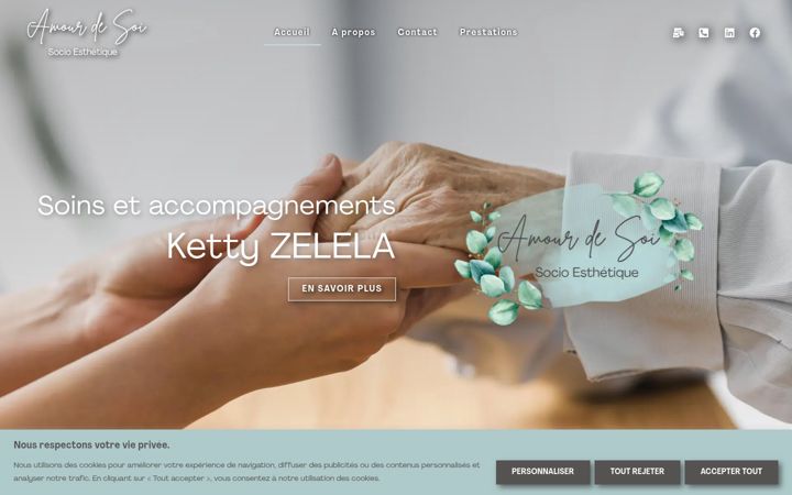 Screenshot of amour-de-soi.fr